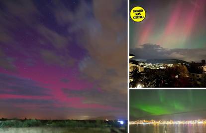 Pogledajte fotografije Aurore borealis iznad Dalmacije: Bila je večeras vidljiva diljem Europe