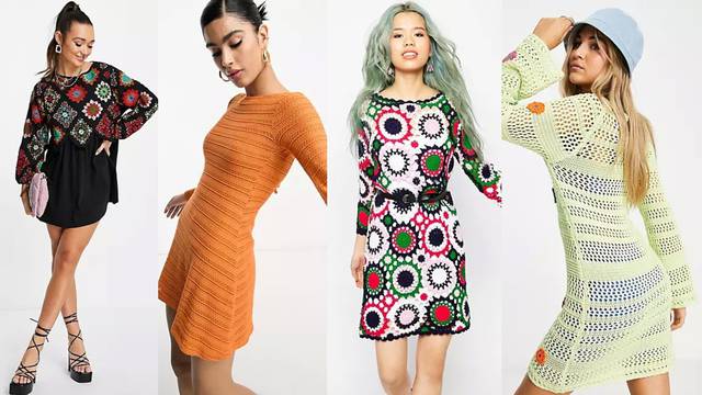 Tehnike ručnog rada sve su popularnije: 7 predivnih haljina od kukičanih materijala u boji