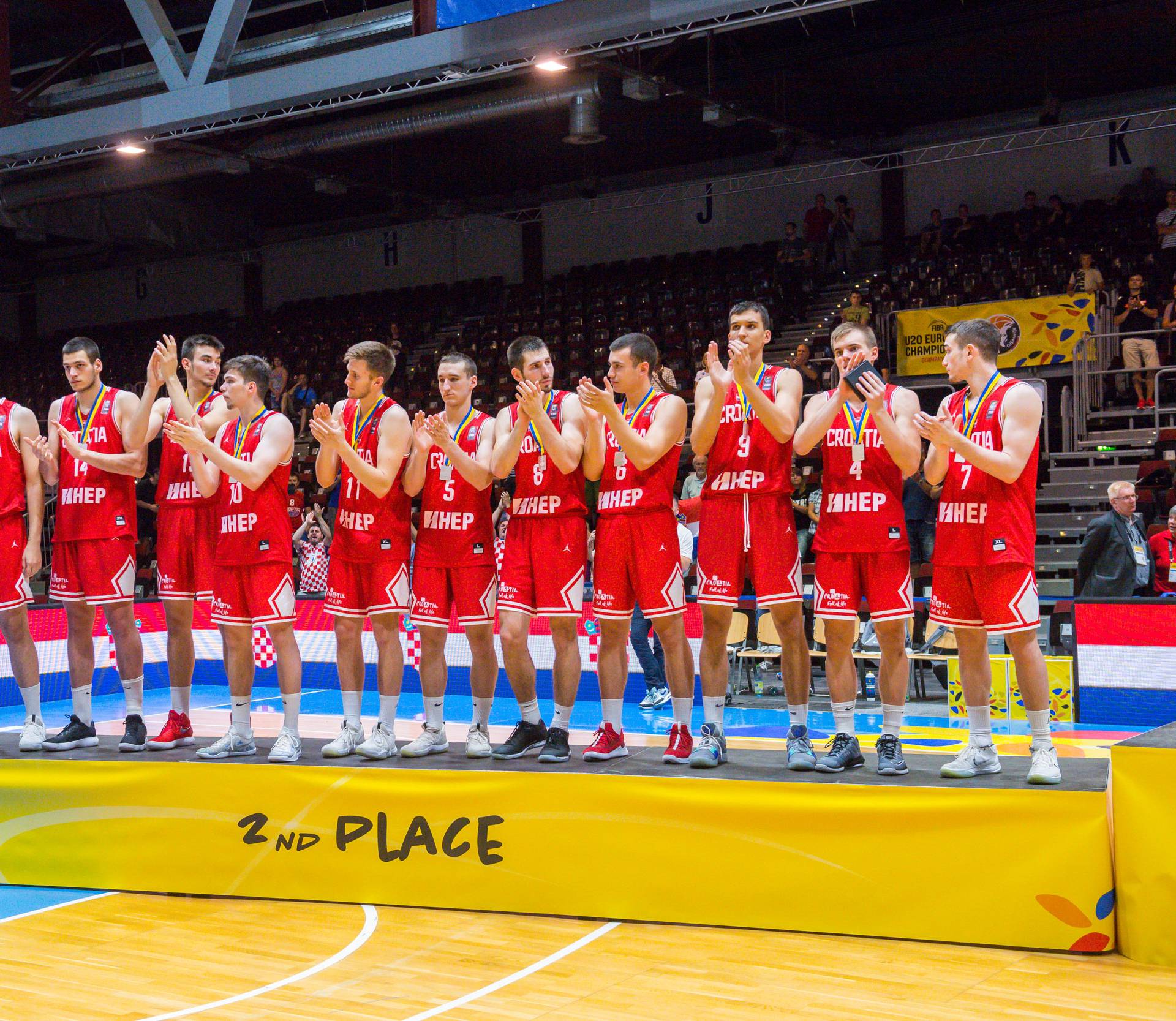 GER, Basketball EM 2018 U20 MÃ¤nner/Maenner in Chemnitz, Finale Israel vs. Kroatien