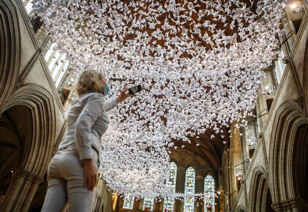 Instalacija 10.00 anđela u katedrali u Riponu