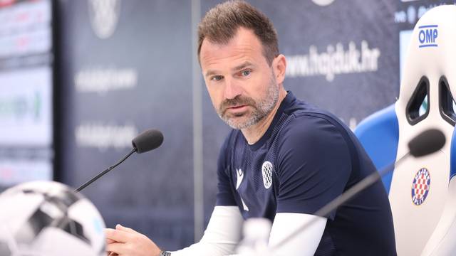 Split: Ivan Leko održao konferenciju za medije uoči derbija protiv Dinama