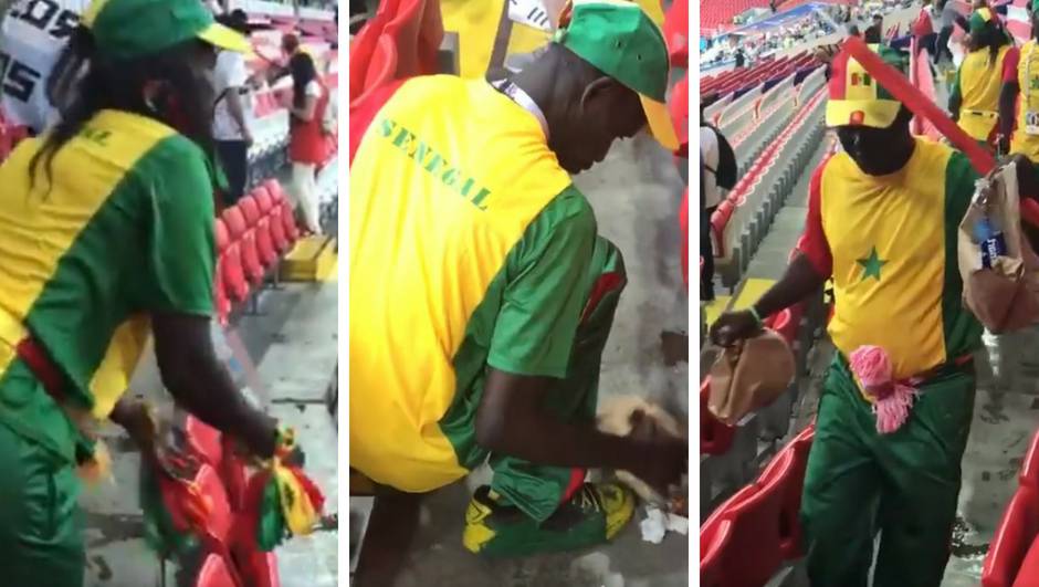 Bravo, Senegalci! Navijači su nakon pobjede - čistili stadion