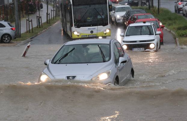 Split: Prometni kolaps zbog kiše