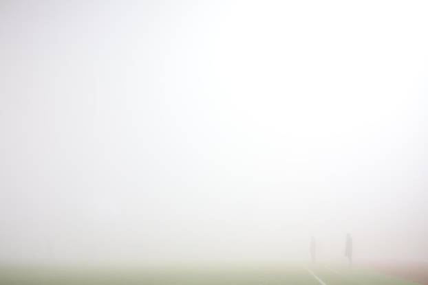 Gusta magla obavila stadion na utakmice U-21 reprezetacije Hrvatske i Litve