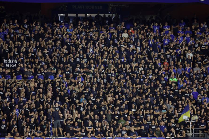 Zagreb: Prva utakmica grupne faze UEFA Konferencijske lige, GNK Dinamo - Astana, navija?i