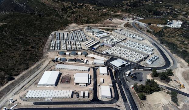 Inauguration of a closed-type migrant camp on the island of Samos