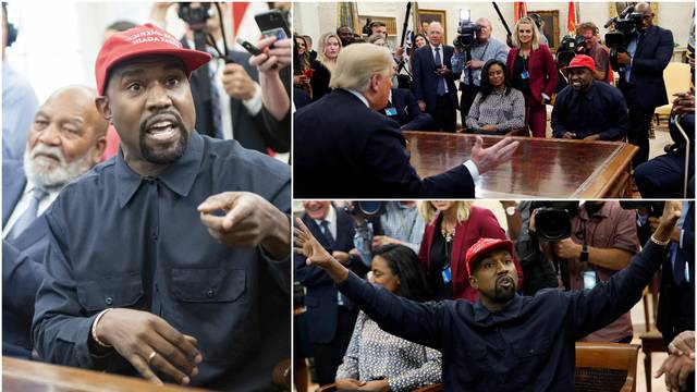 Šok u Bijeloj kući: Kanye West psovao i lupao Trumpu po stolu