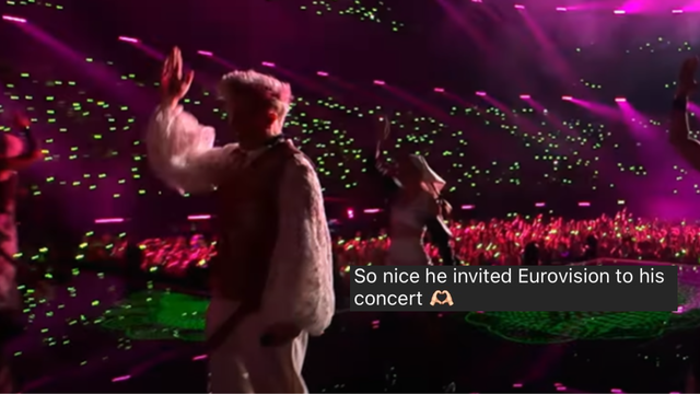 Pogledajte publiku dok Baby Lasagna pjeva: 'Pa on je pozvao Eurosong na svoj koncert!'