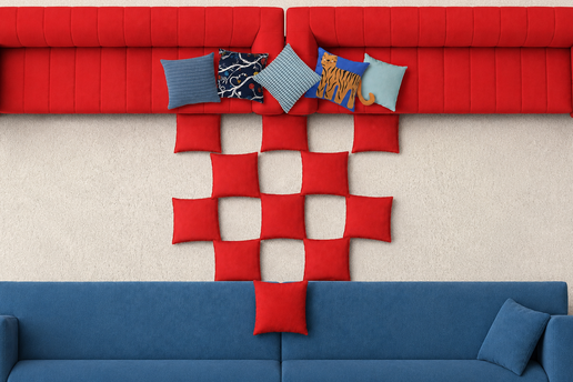 Hrvatska zastava by Ikea: Za Svjetsko prvenstvo su namje&scaron;taj pretvorili u nacionalne simbole