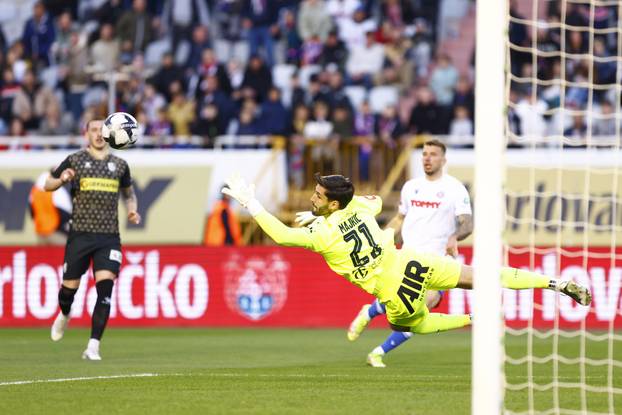 Susret 28. kola SuperSport HNL-a između Hajduka i Istre 1961