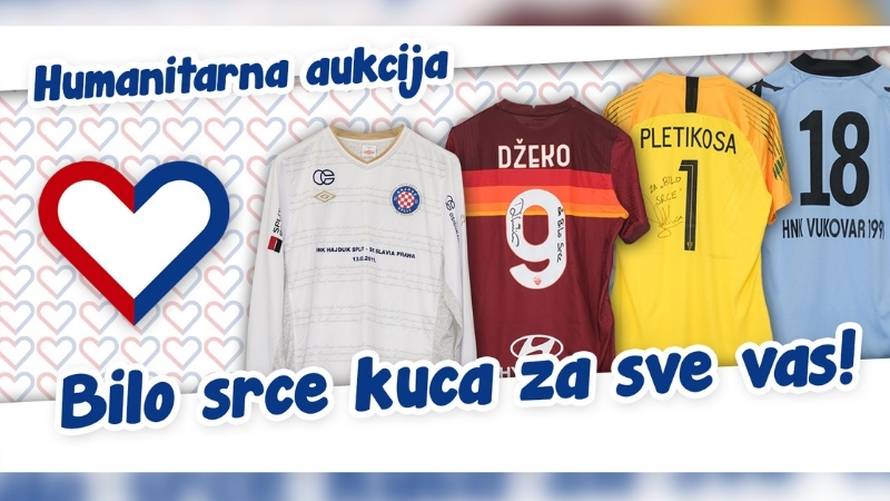 Kreće aukcija Bilog srca: Prihod od dresova odlazi za Petrinju