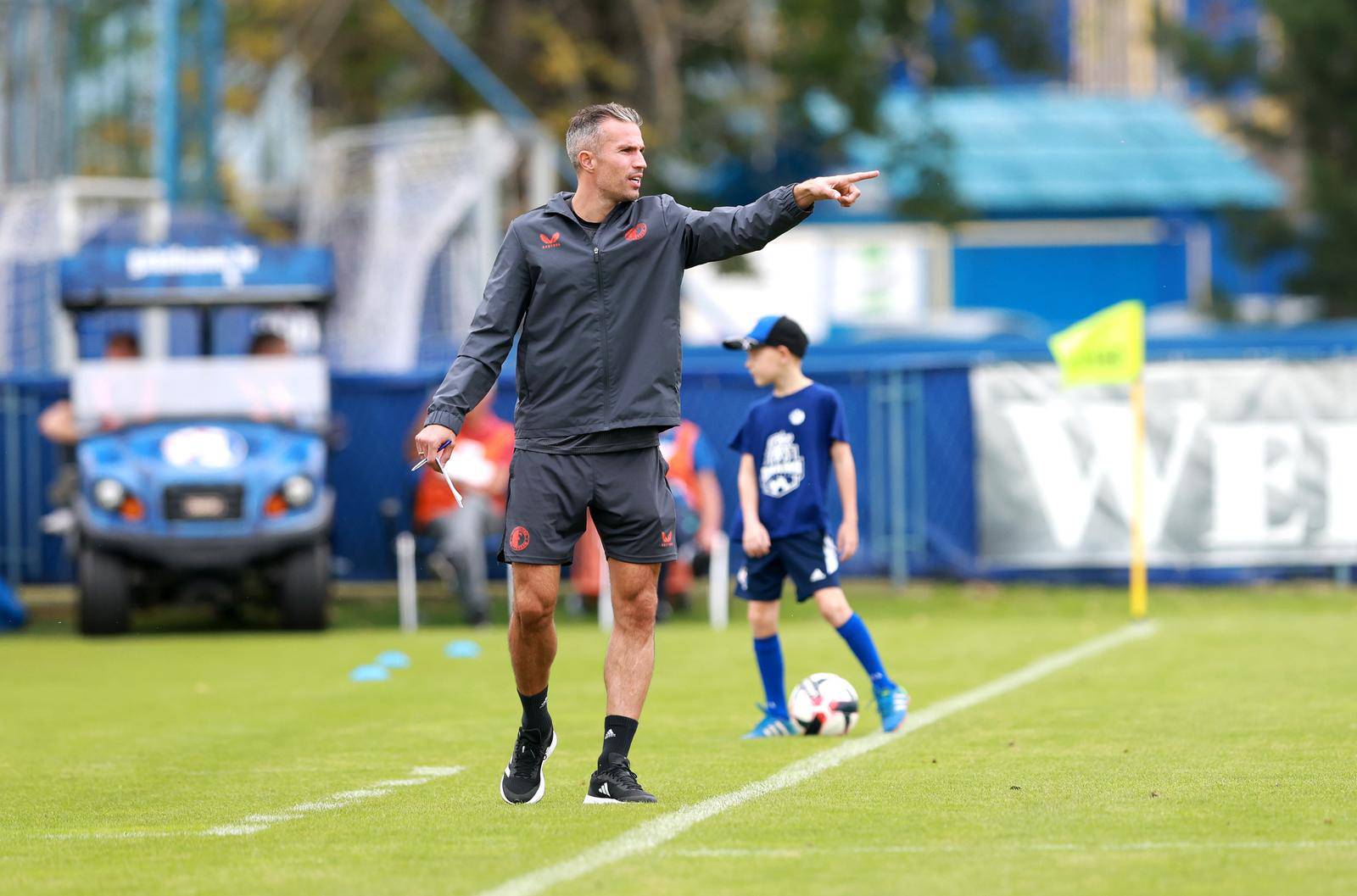 Zagreb: Mladen Ramljak 2023. Grupa B: Rapid - Feyenoord