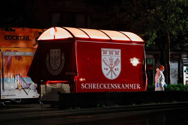 Stabbing incident at a city festival in Soligen