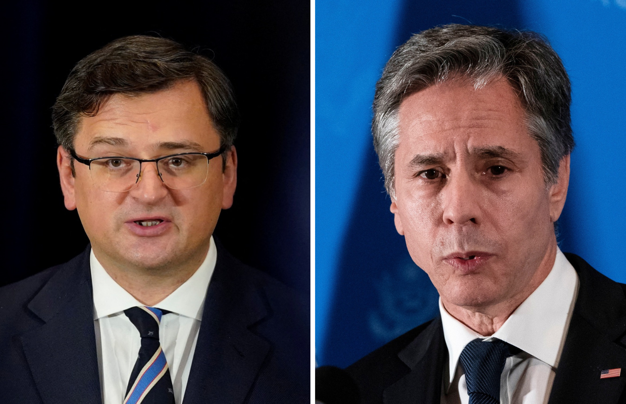 Blinken i Kuleba razgovarali o diplomatskim naporima za zaustavljanje ruske invazije