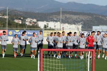 Rijeka: Trening hrvatske nogometne reprezentacije
