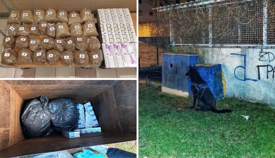 Na tržnici u Zagrebu prodavao duhan i cigarete, policijski pas mu nanjušio tajno skrovište