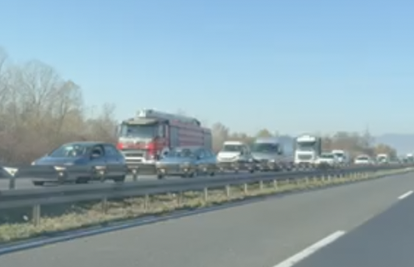 VIDEO Gužve kod Rugvice na A3. HAK: Radovi su, kolona je 2 km