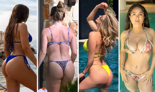FOTO Uh, kakvi prizori! Slavne dame usko&ccaron;ile su u tangice i nikad minijaturnije bikinije