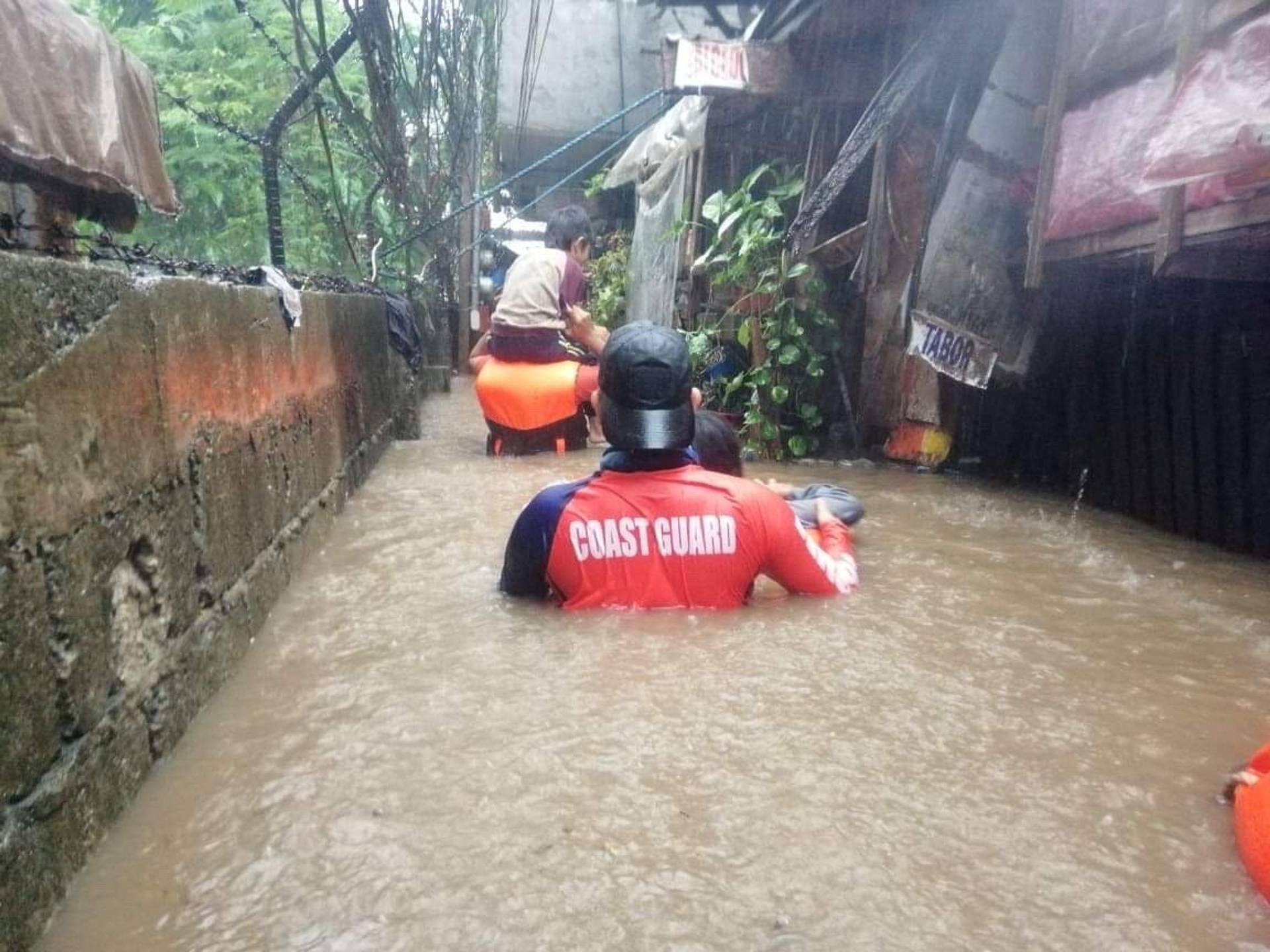 Aftermath of Typhoon Rai in the Philippines