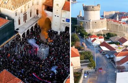 Pogledajte fantastične kadrove iz zraka s dočeka vaterpolista. Bakljada za 'barakude' i u Rijeci