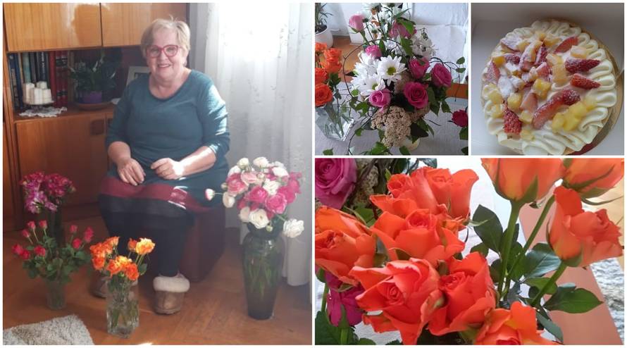 Za 70. rođendan poželjela mali buketić: Zasuli su me cvijećem