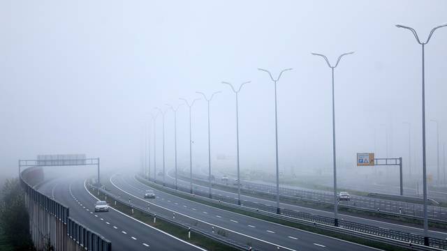 Zagreb: Gusta magla na obilaznici 