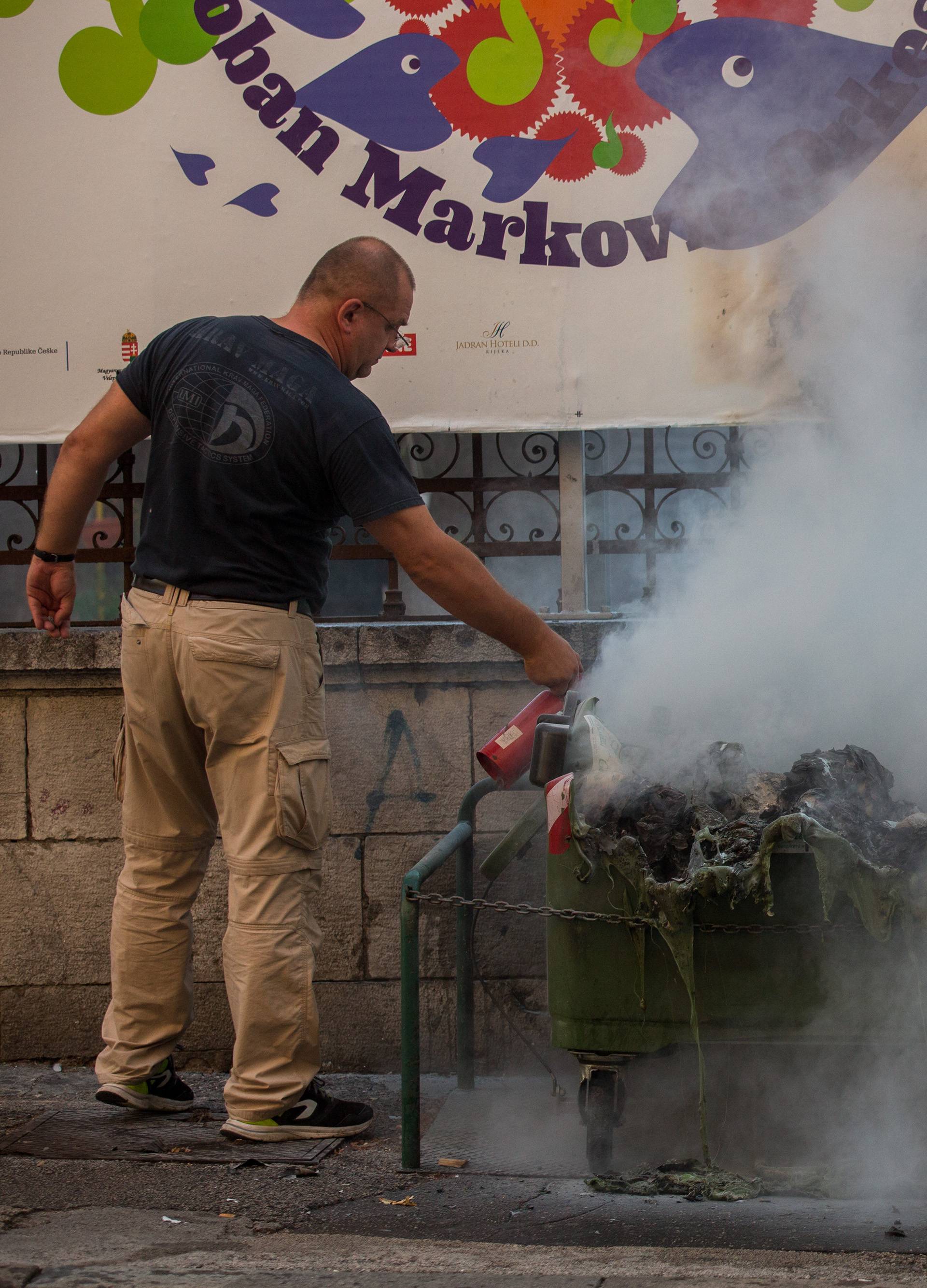 Trenirali Krav Magu pa gasili  požar: 'Nismo mogli čekati...'