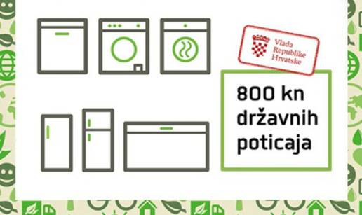 Kupite A+++ kućanski uređaj uz 800 kn državnih poticaja