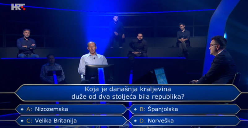 Bivši olimpijac Boraska odustao na pitanju za 250 tisuća kuna u Milijunašu: Znate li vi odgovor?