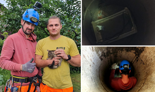 Mačić je spašen! Izvukli su ga alpinisti s katedrale u Zagrebu