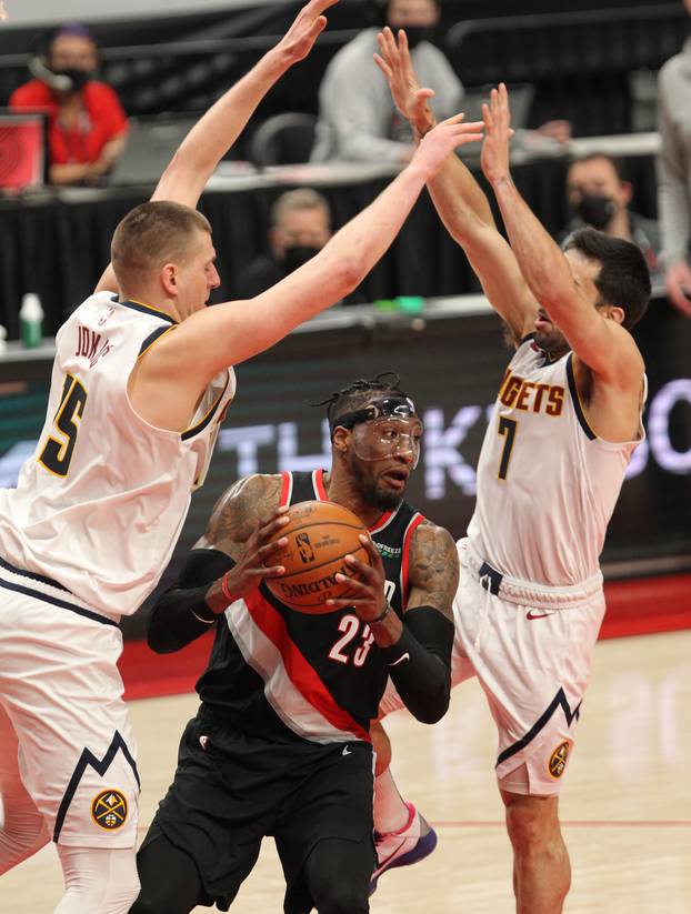 NBA: Playoffs-Denver Nuggets at Portland Trail Blazers