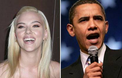 Scarlett: Zaručena sam za kandidata Baracka Obamu