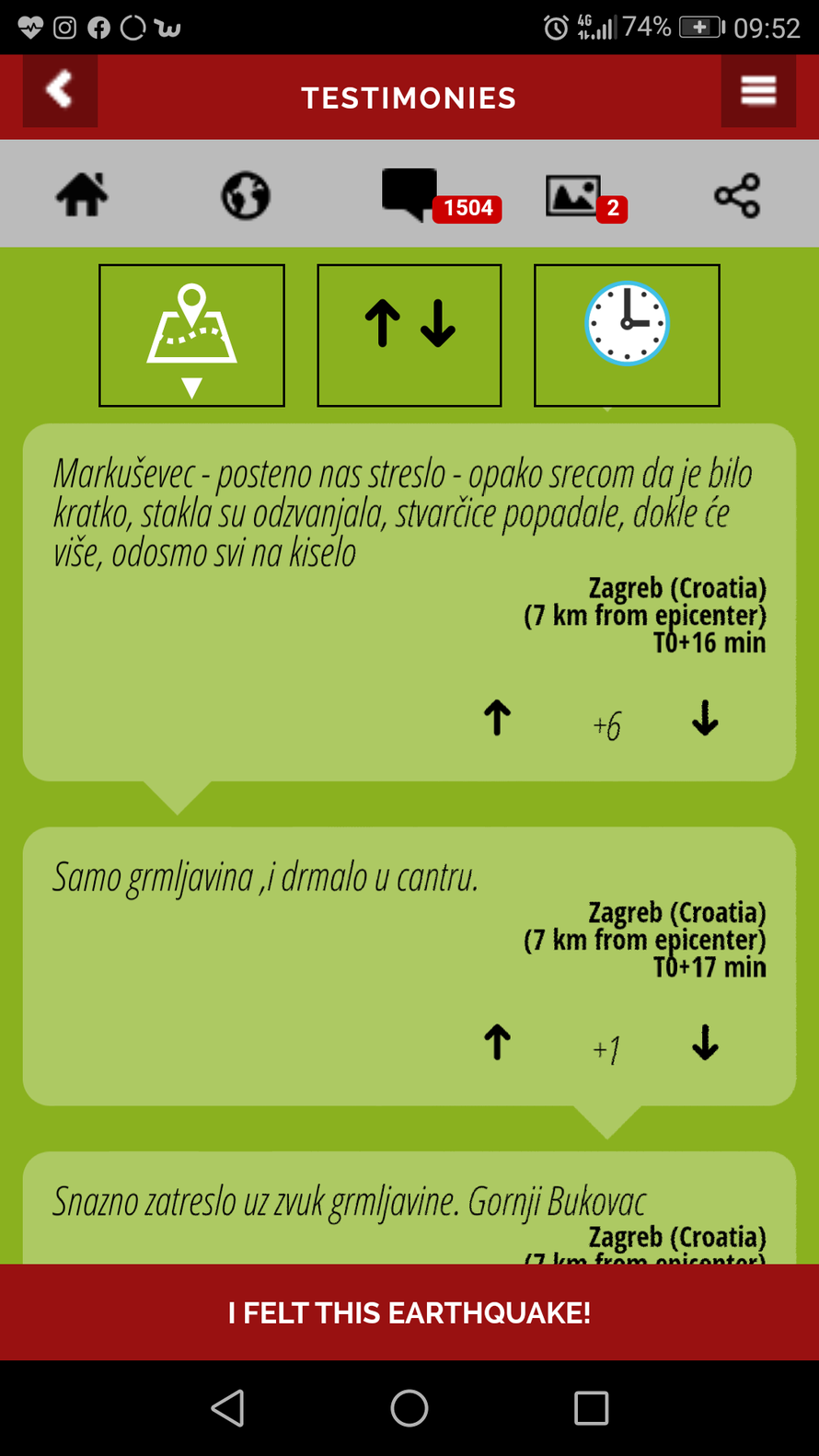 Hrvati opet srušili EMSC: Jedni kažu da smo preosjetljivi, drugi bi samo 'pljuvali' po HDZ-u...
