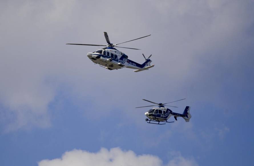 Zagreb: Generalna proba svečanog vojnog mimohoda - zračne snage 