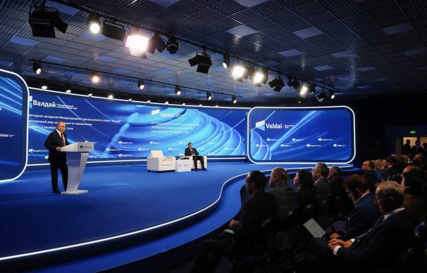 Russian President Putin attends Valdai forum in Sochi