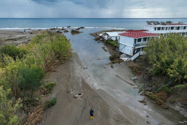 Storm Bora floods homes, streets in Greek island of Rhodes