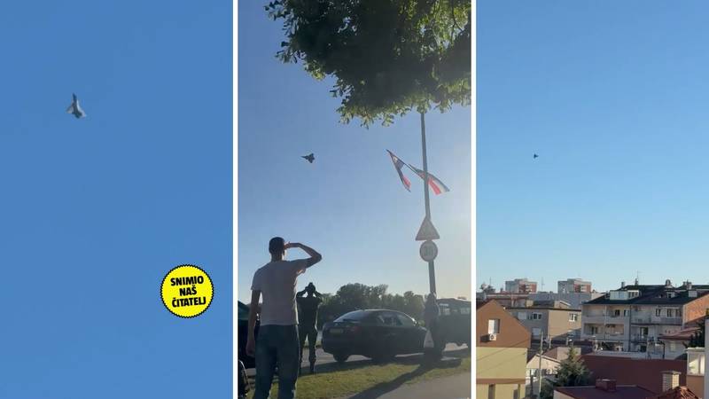 VIDEO Spektakularne scene nad Zagrebom: Ples vojnih aviona uoči proslave Dana državnosti