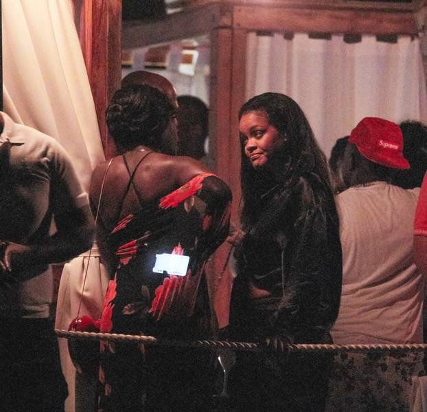 Rihanna Parties it Up With Lots of Booze in her Hometown Barbados Just Hours After Berating Donald Trump on Her Instagram