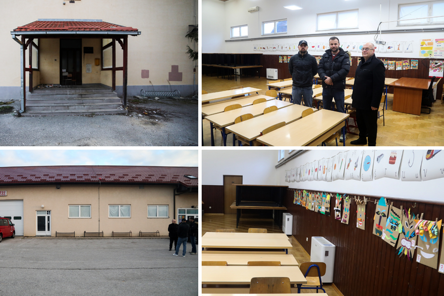 U Donjem Dragonošcu učenici još uvijek nakon potresa pohađaju školu u lokalnom DVD-u