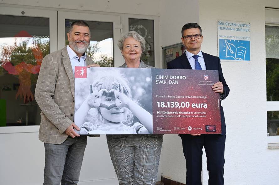 PBZ grupa donirala 30.000 eura SOS Dječjem selu Hrvatska