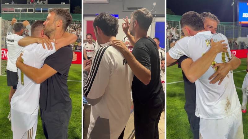 Pogledajte govor Garcije, suze i ludu proslavu Hajduka: 'Bravo momci, je*eno sam ponosan!'
