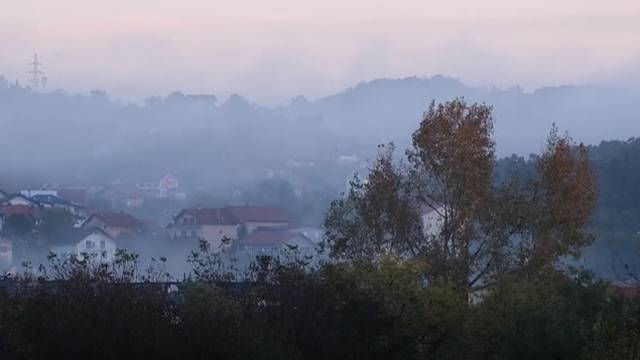 VIDEO Mistični 'ples' jutarnje magle na obroncima Sljemena