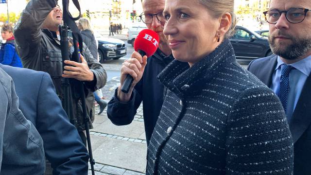 FILE PHOTO: Denmark's Prime Minister Mette Frederiksen in Copenhagen