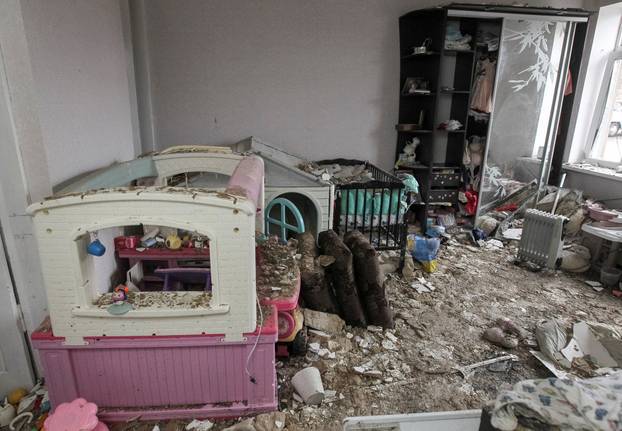 Russian missile and drone strike in Dnipro