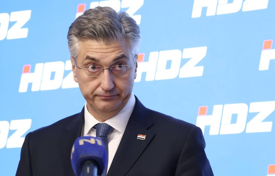 Zagreb: Izjava za medije Andreja Plenkovića nakon sjednice Predsjedništva HDZ-a