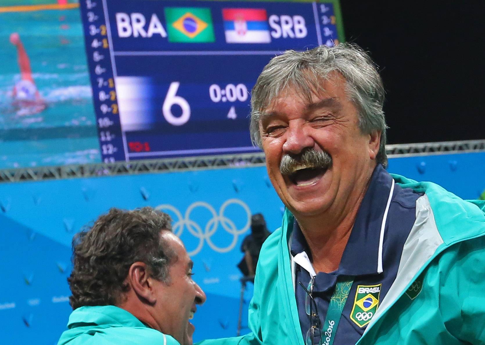 Water Polo - Men's Preliminary Round - Group A Brazil v Serbia