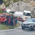 Kaos na cesti: Vatrogasci se kod Dubrovnika sudarili s autom