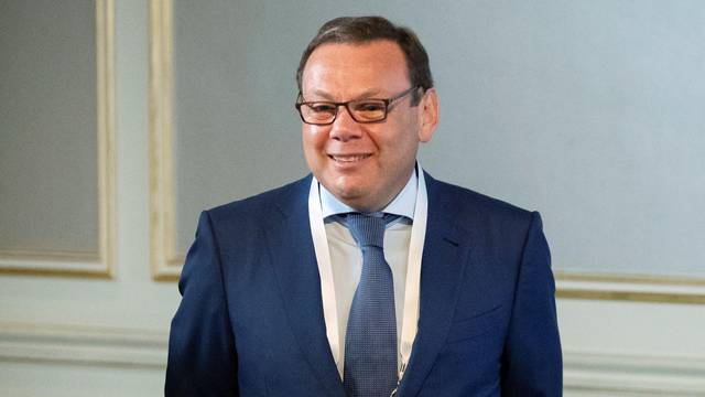 FILE PHOTO: Russian businessman, co-founder of Alfa-Group Mikhail Fridman attends a conference of the Israeli foundation Keren Hayesod in Moscow