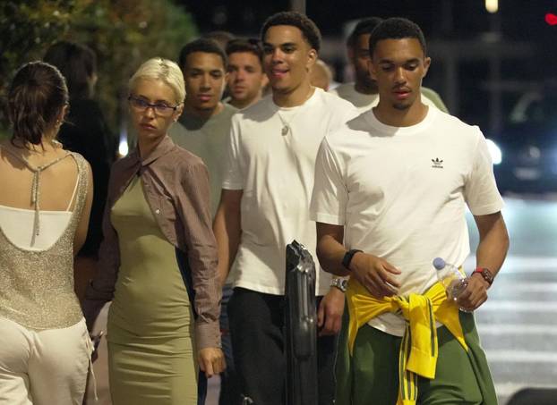 Trent Alexander Arnold and Iris Law 