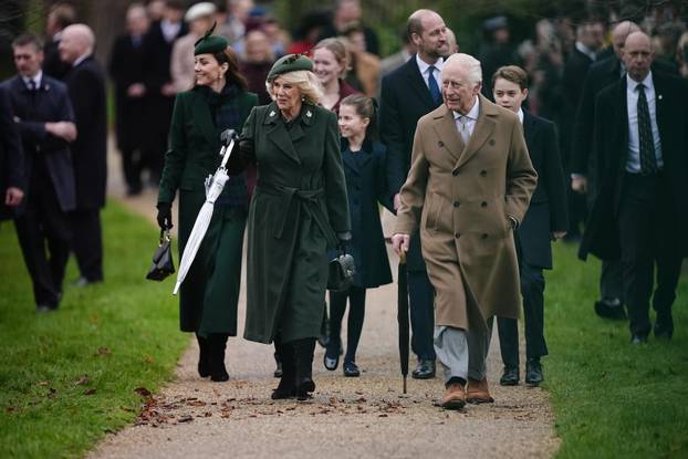 Royals attends Christmas Day Church service
